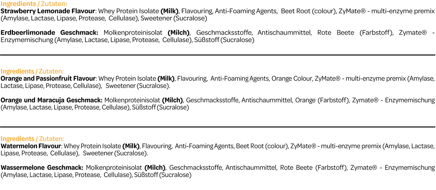 Isolat de Whey Clair