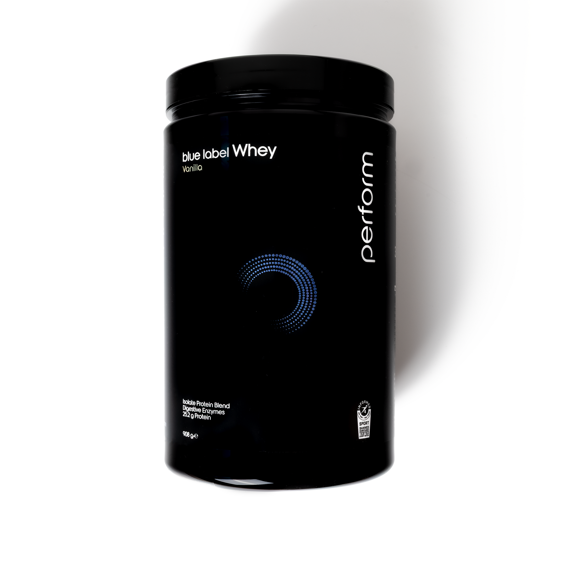 Blue Label Whey Protein Vanilla, Chocolate, Isolate Protein, Informed Sport Tested