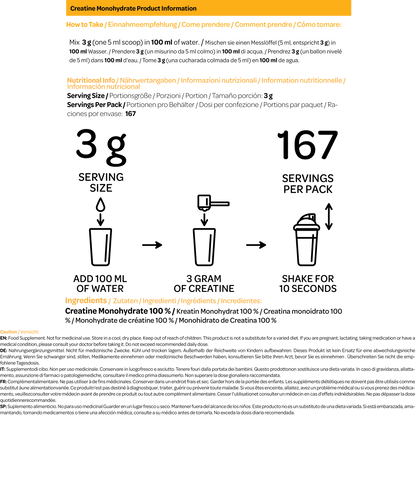 Perform Nutrition creatine monohydrate powder for strength & recovery, creatine supplement for high intensity training
